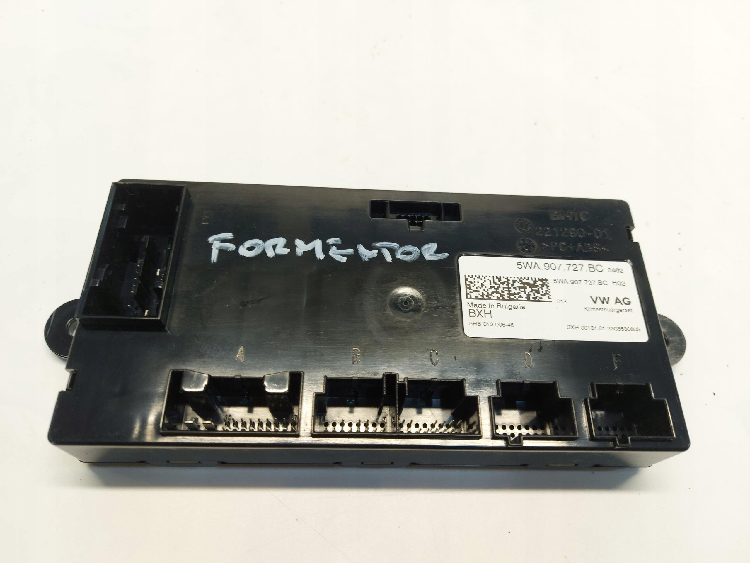 CUPRA FORMENTOR 5FF module control unit 5WA907727BC