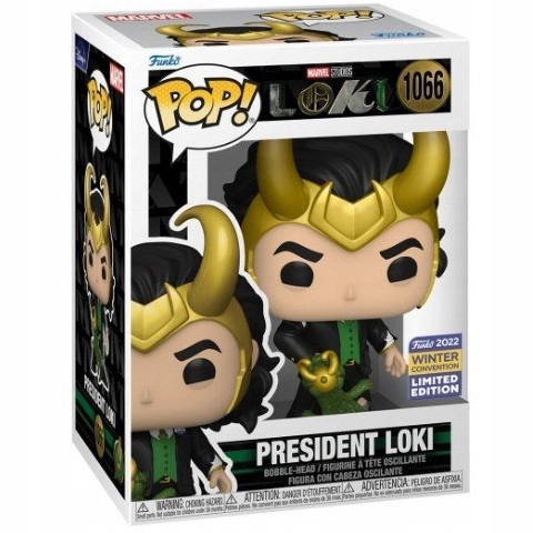 Funko Pop! President Loki 1066 Zimní Konvent Limitovaná Edice Unikát