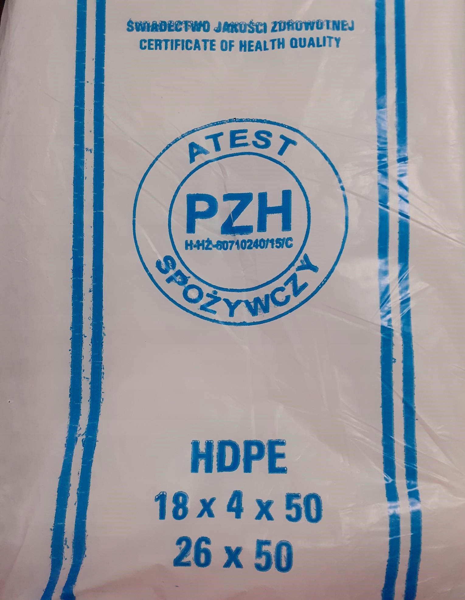 

Woreczki Hdpe 18x4x50 700 szt.