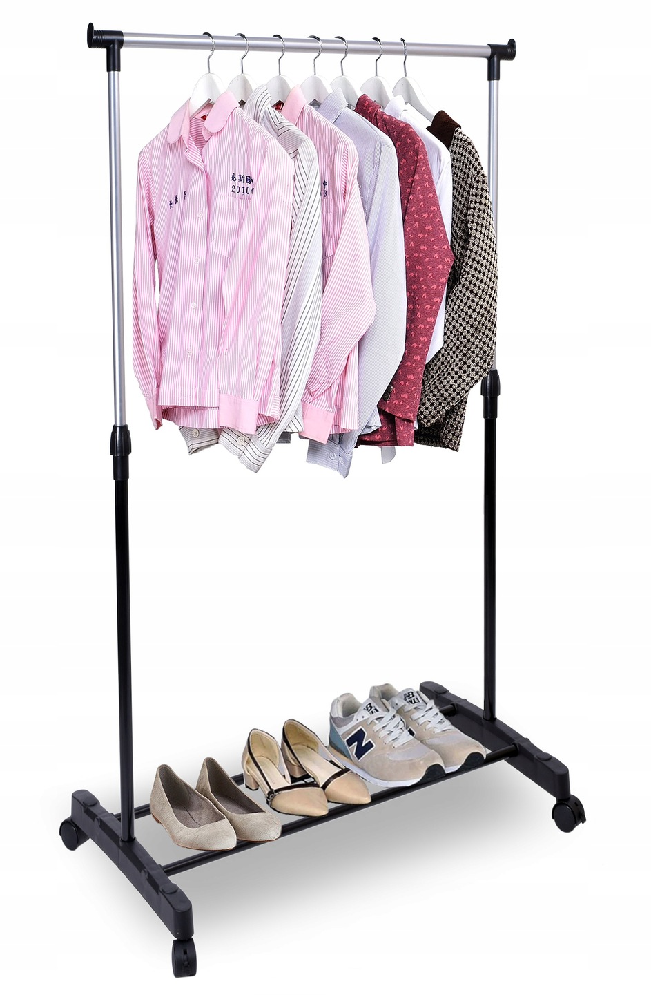 

Wieszak Na Ubrania Stojący Na Kółkach Duży Mobilny