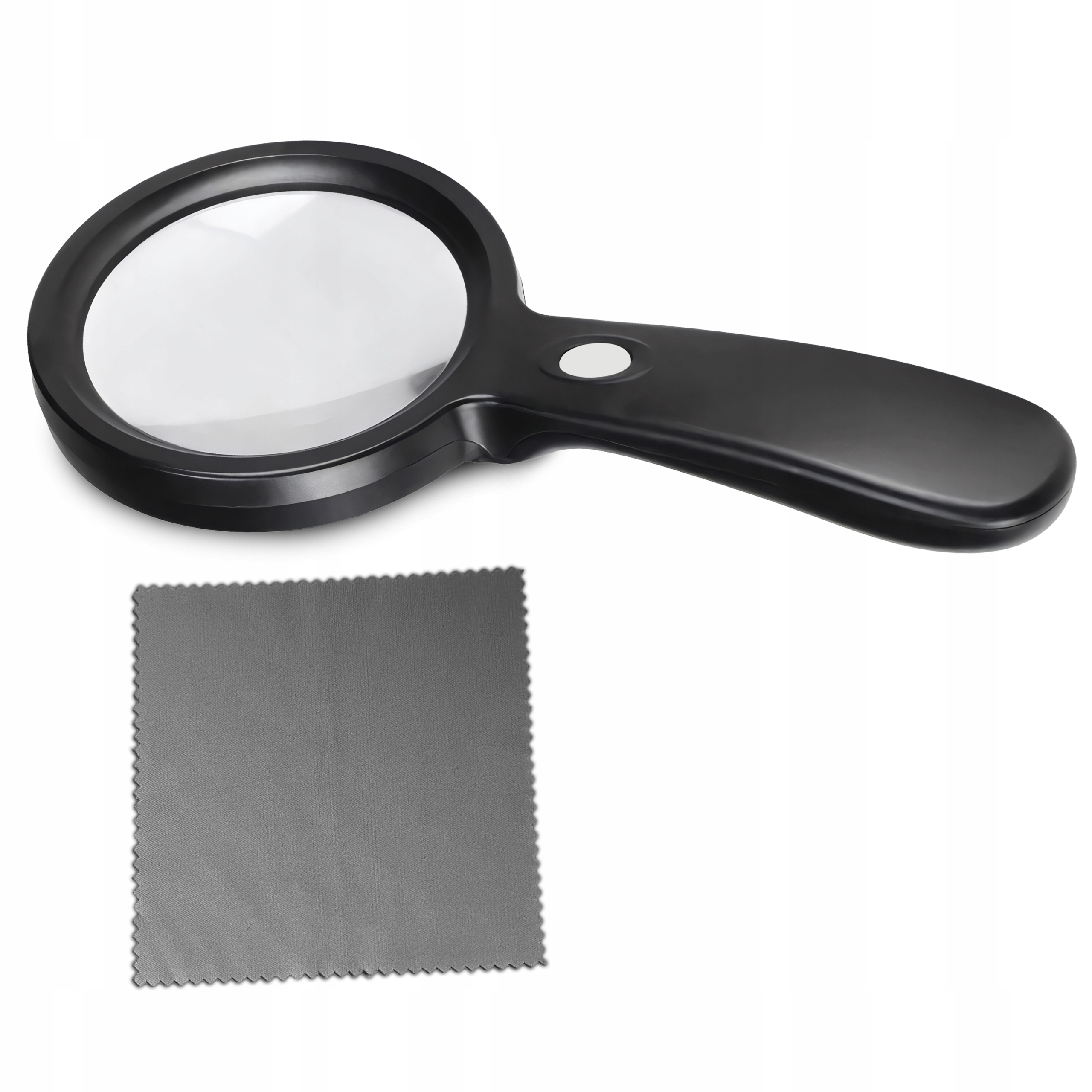 LUPA DO CZYTANIA PODŚWIETLANA SZKŁO POWIĘKSZAJĄCE Z OŚWIETLENIEM LED 10X Maksymalne powiększenie 10 x