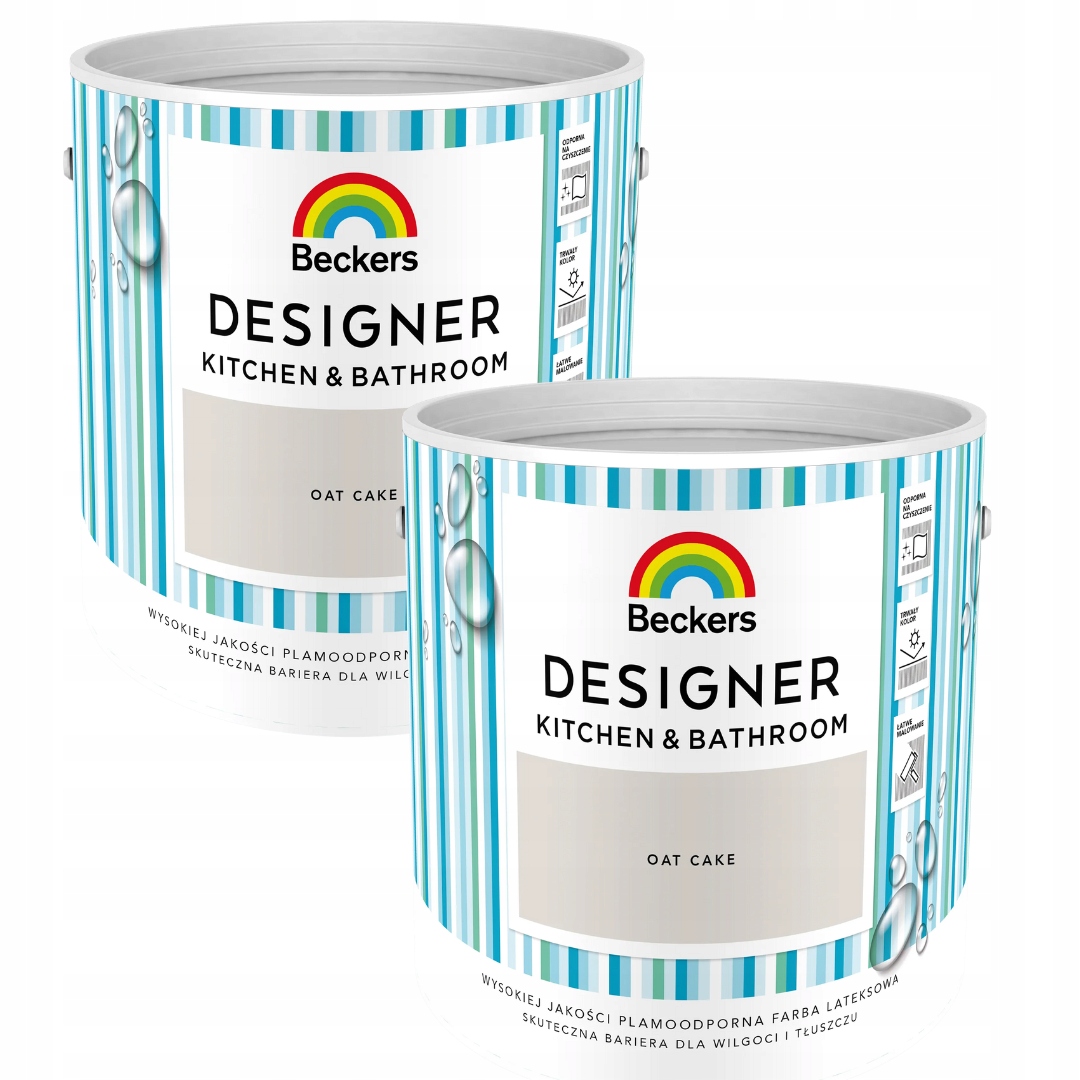 Set Beckers Kitchen & Bathroom 5 l 2x2,5 l Oat cake Kuchyně Koupelna