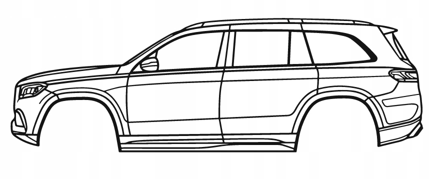 nástěnná dekorace Obraz Auto Maybach Gls X167 (3. generace) 2021