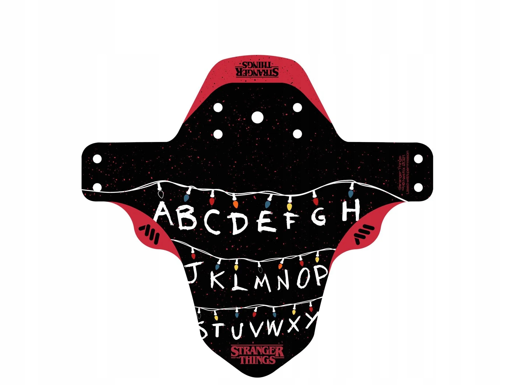 Przedni Błotnik Rowerowy 26 27.5 29 AMS - X Stranger Things Lightbulbs