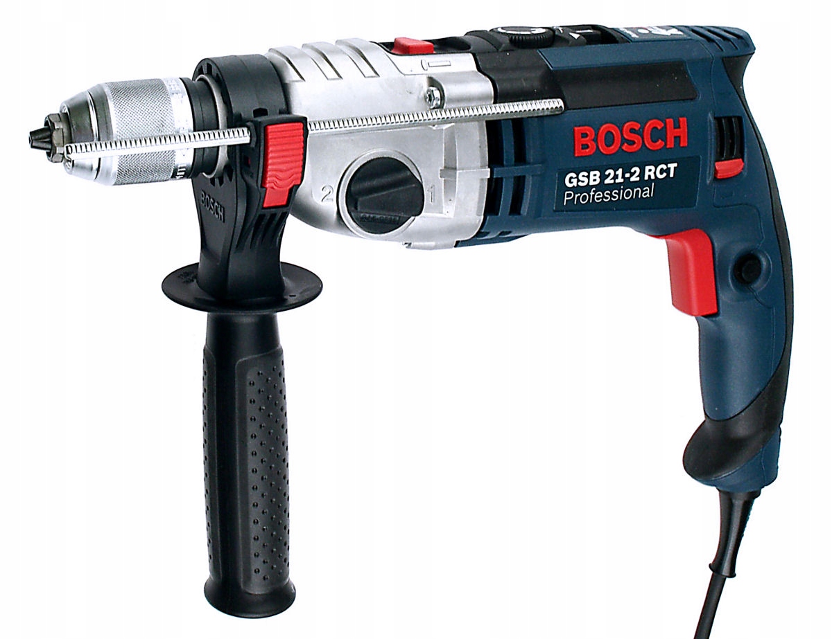 WIERTARKA UDAROWA 1300W GSB 21-2 RCT BOSCH WALIZKA Stan opakowania oryginalne