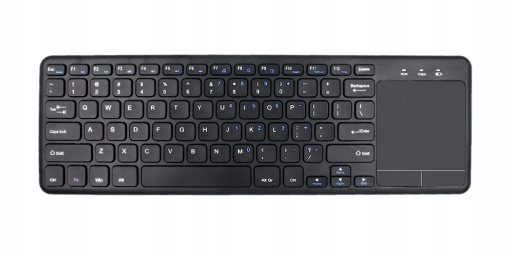 Klawiatura bezprzewodowa, klawiatura do laptopa, touchpad, komunikacja radi