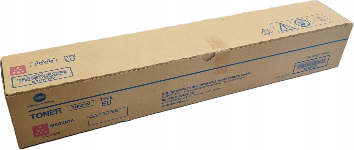 Originální toner TN-621M A3VX357 pro Konica Minolta Accuriopress C83Hc