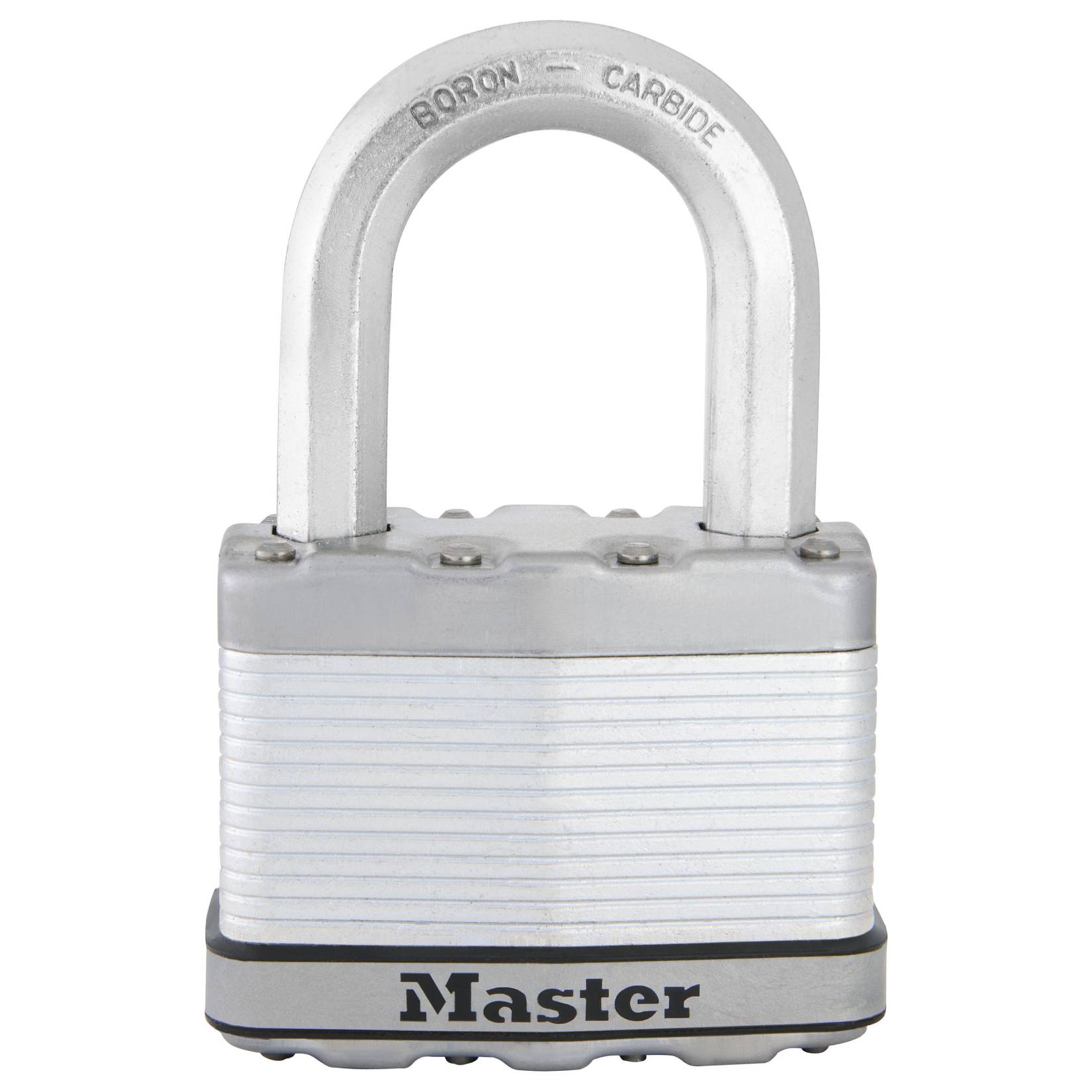 Laminovaný visací zámek Masterlock M15EURDLF 64 mm BOR/38 mm Oct pro venkovní použití