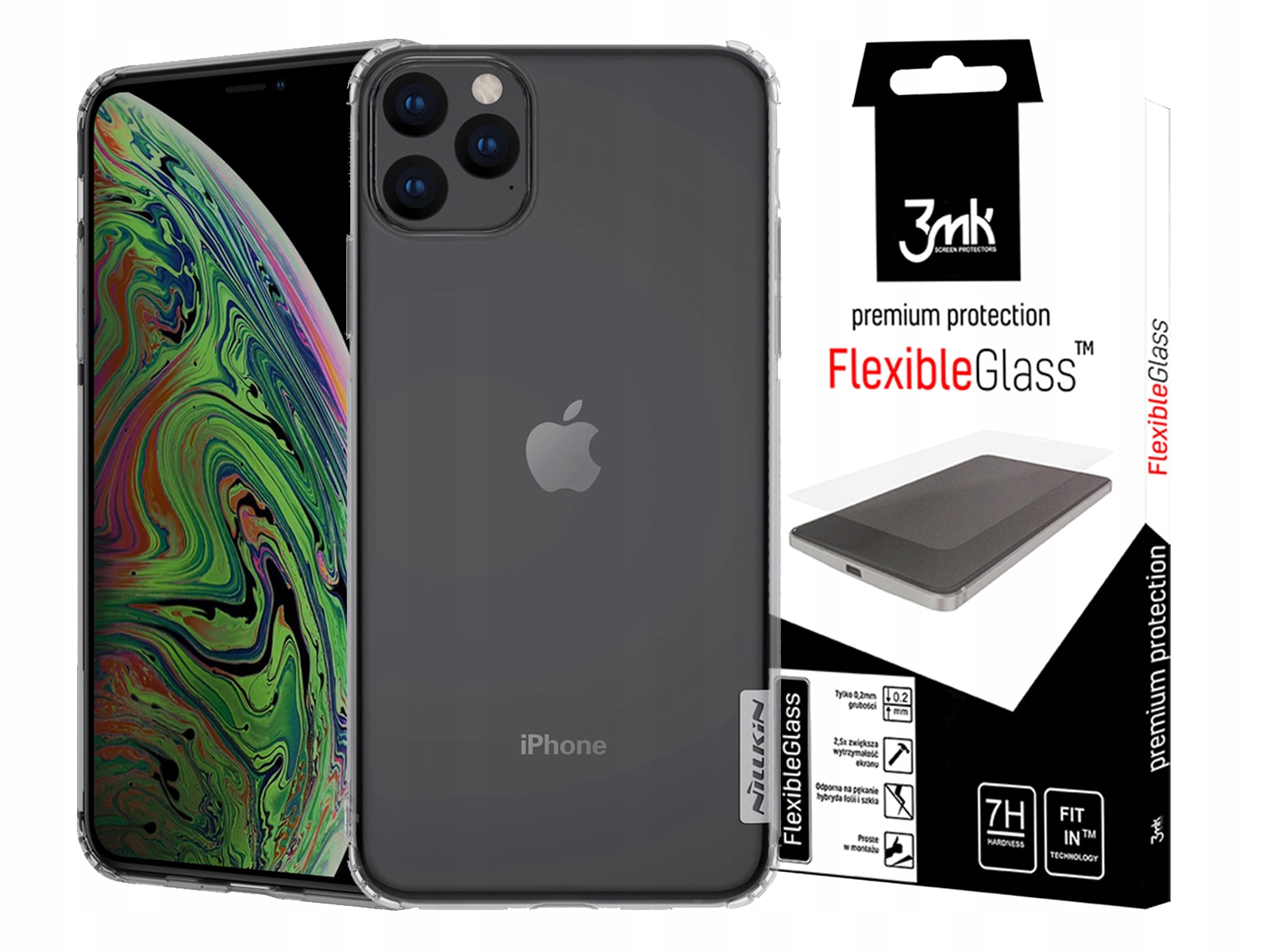 

Nillkin Nature Etui Do Iphone 11 Pro + Szkło 3MK