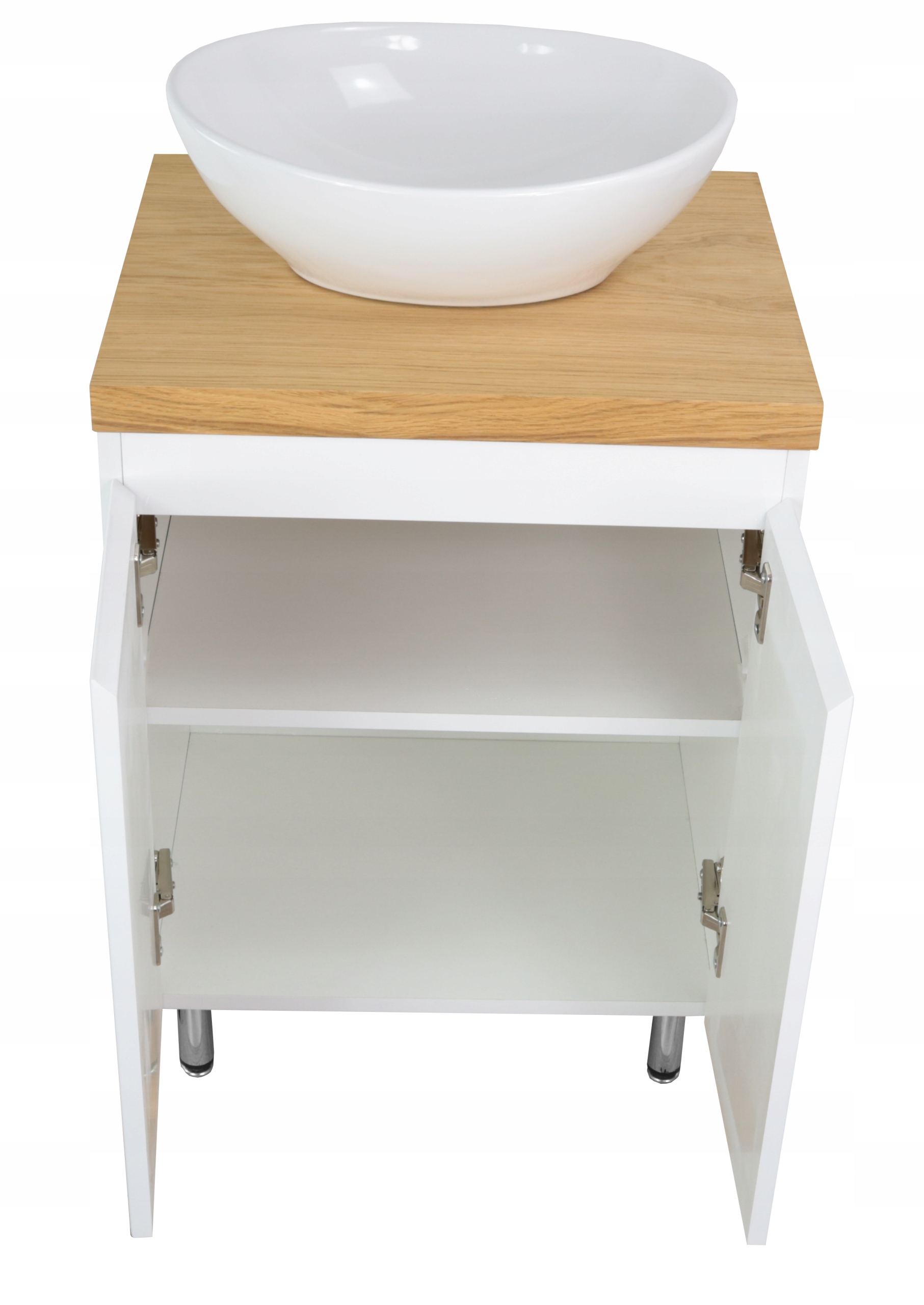 STOJĄCA SZAFKA POD UMYWALKĘ 70 CM LAKIER| BLAT DĄB Kod producenta MEBLICO.COM - RADEK SAM WS