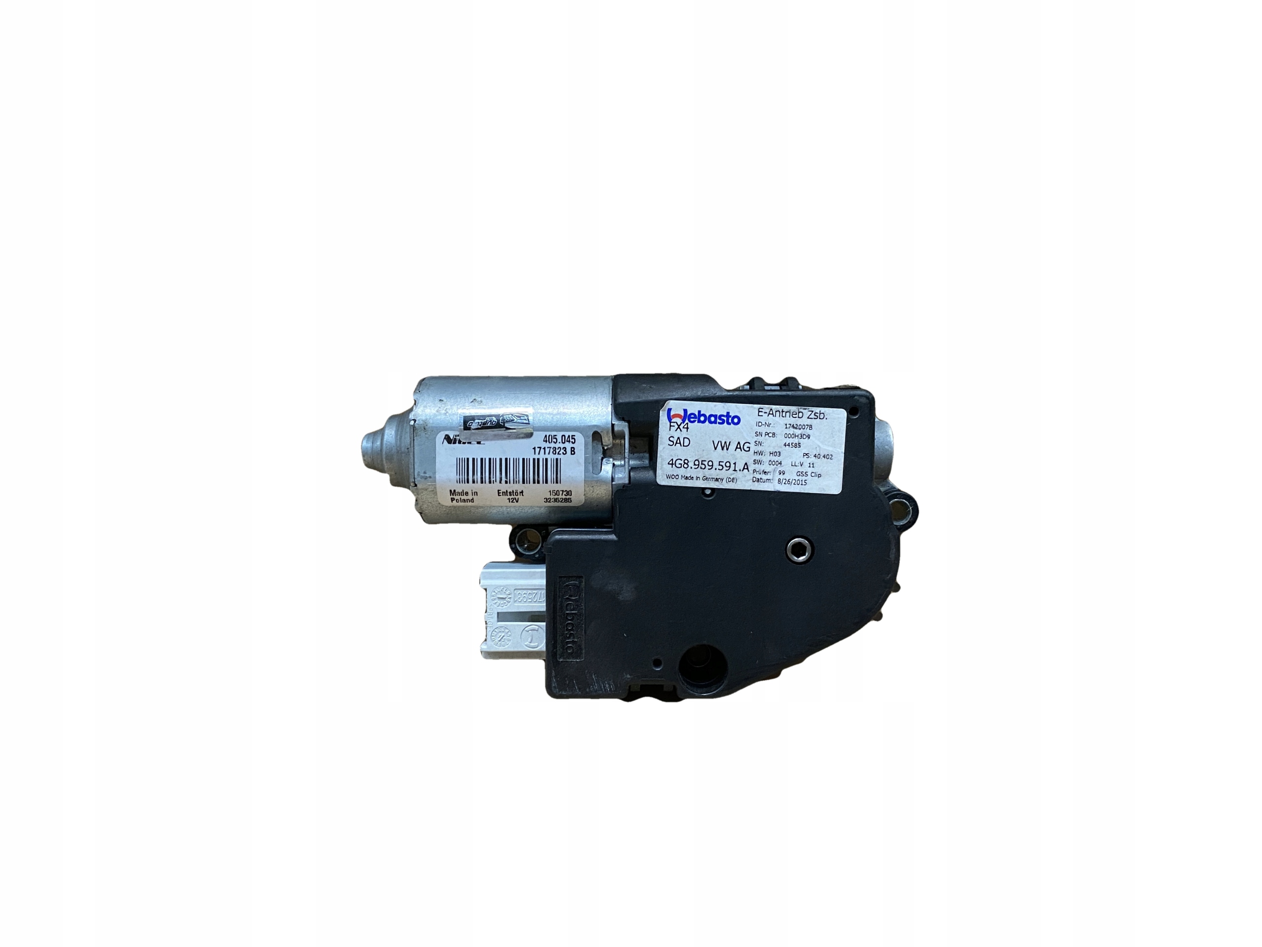 AUDI A6 A7 4G C7 Motor Schiebedach 4G8959591A