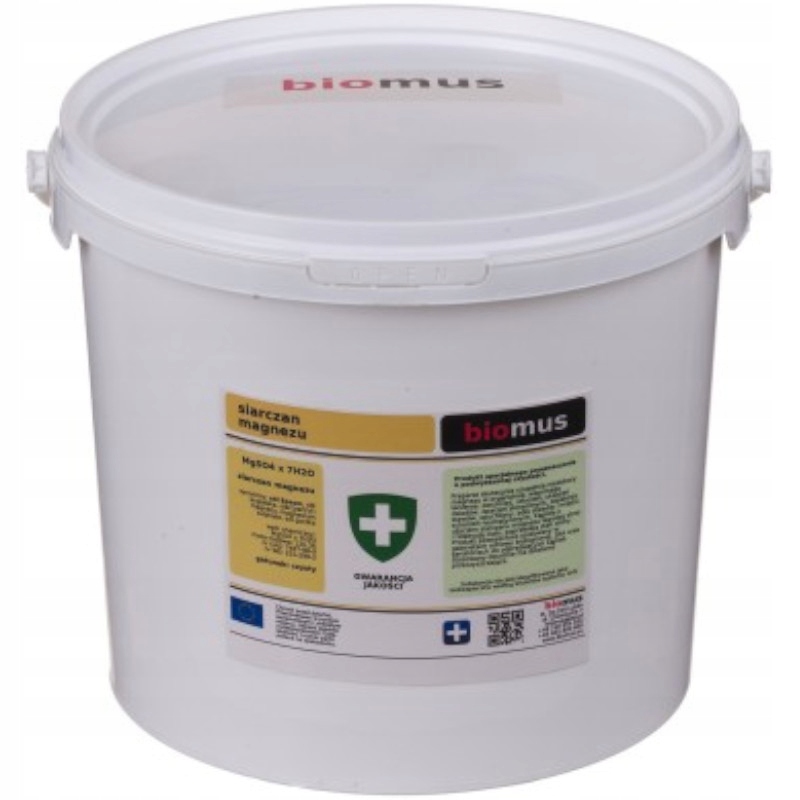 

Siarczan magnezu siedmiowodny czysty 5kg Biomus