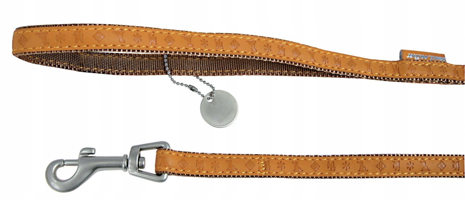 Levně Zolux Mac Leather vodítko 25mm x 1.2m, hnědá