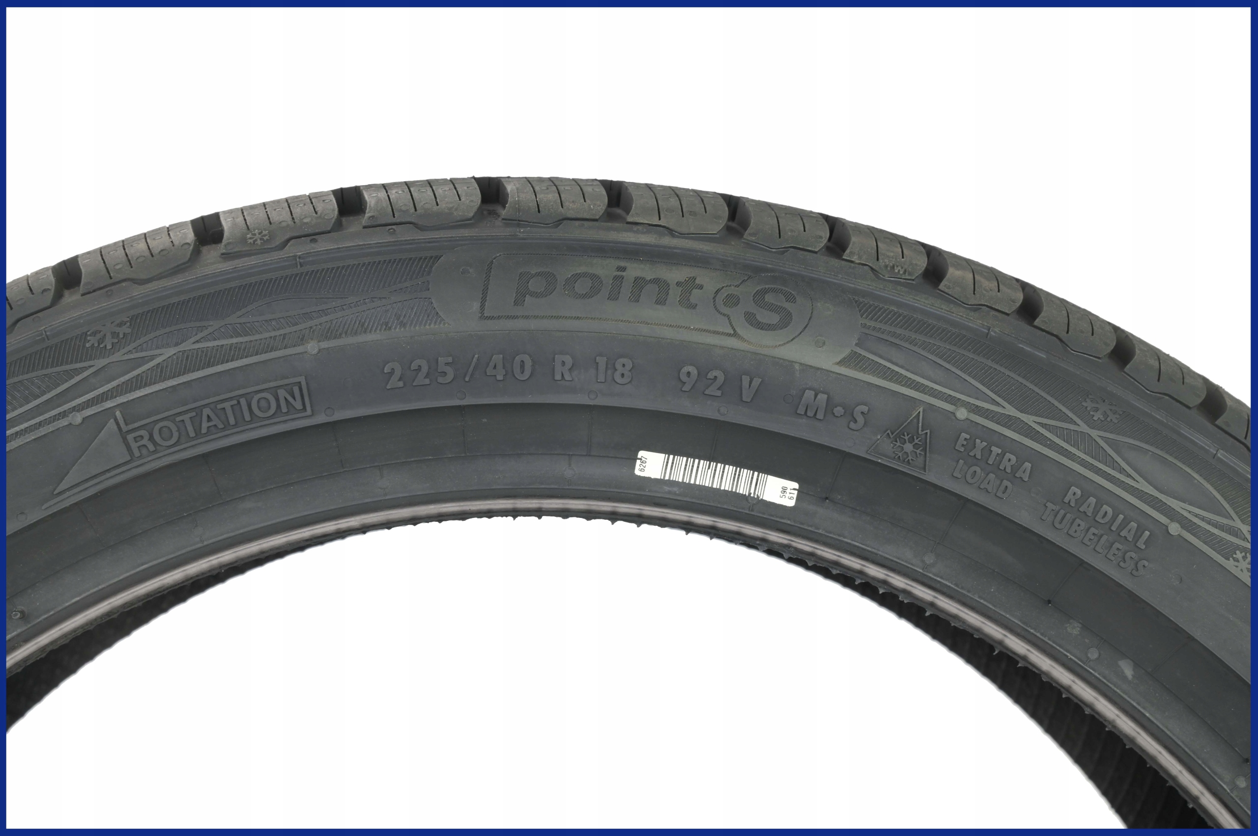 2x 225/40R18 XL 92V FR Winter S Point S TYRES ZIMA Marka Point-S