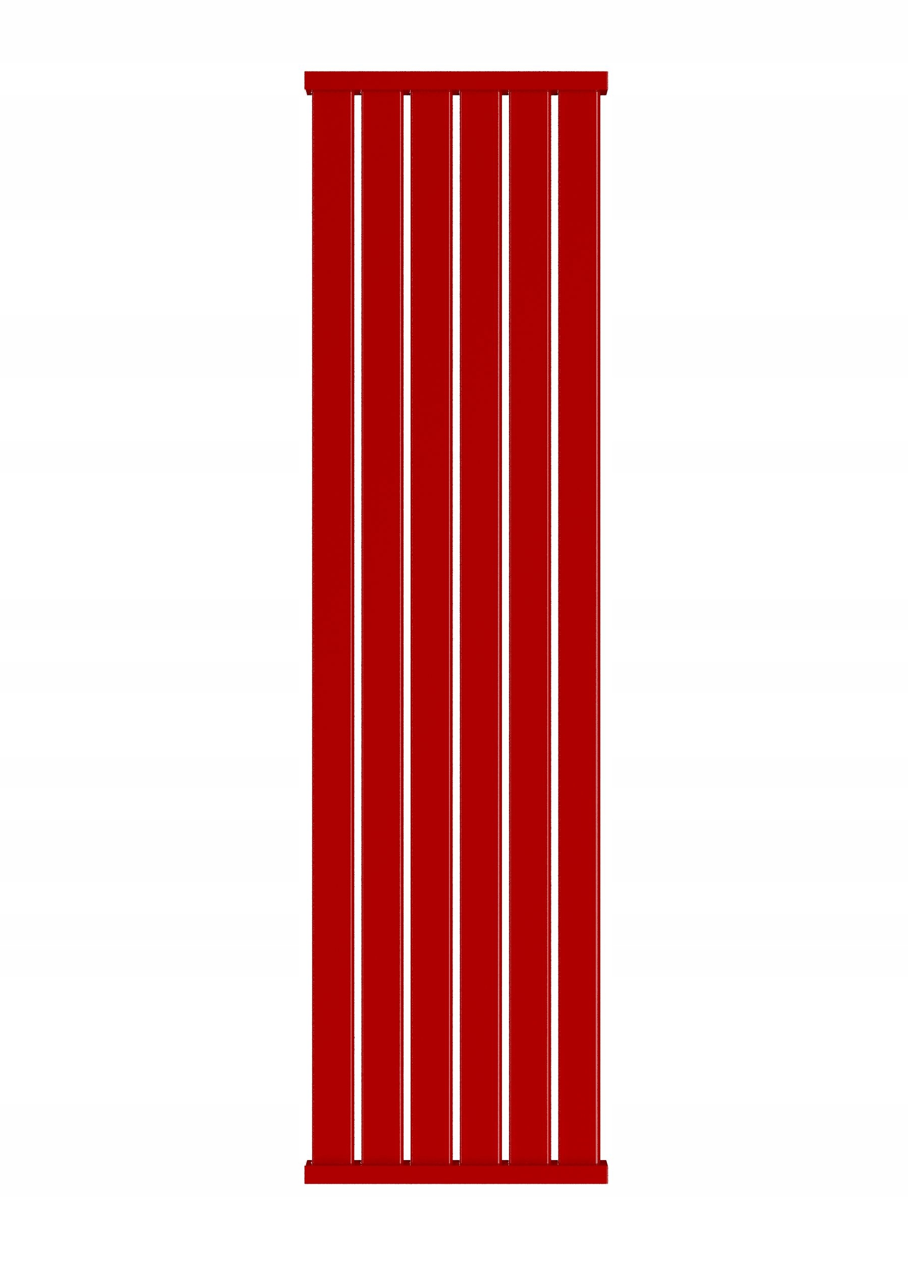 Dekoratívny radiátor Eger 100/30 Červený