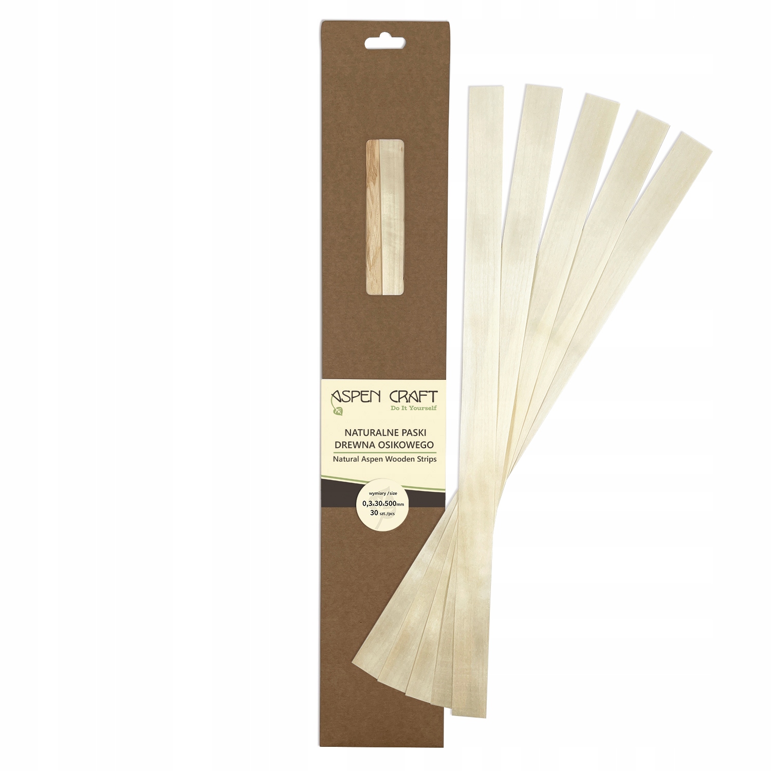 Dřevěné Proužky Pro Quilling Ruční Proužky Ze Dřeva 30 ks 50cm x 3cm