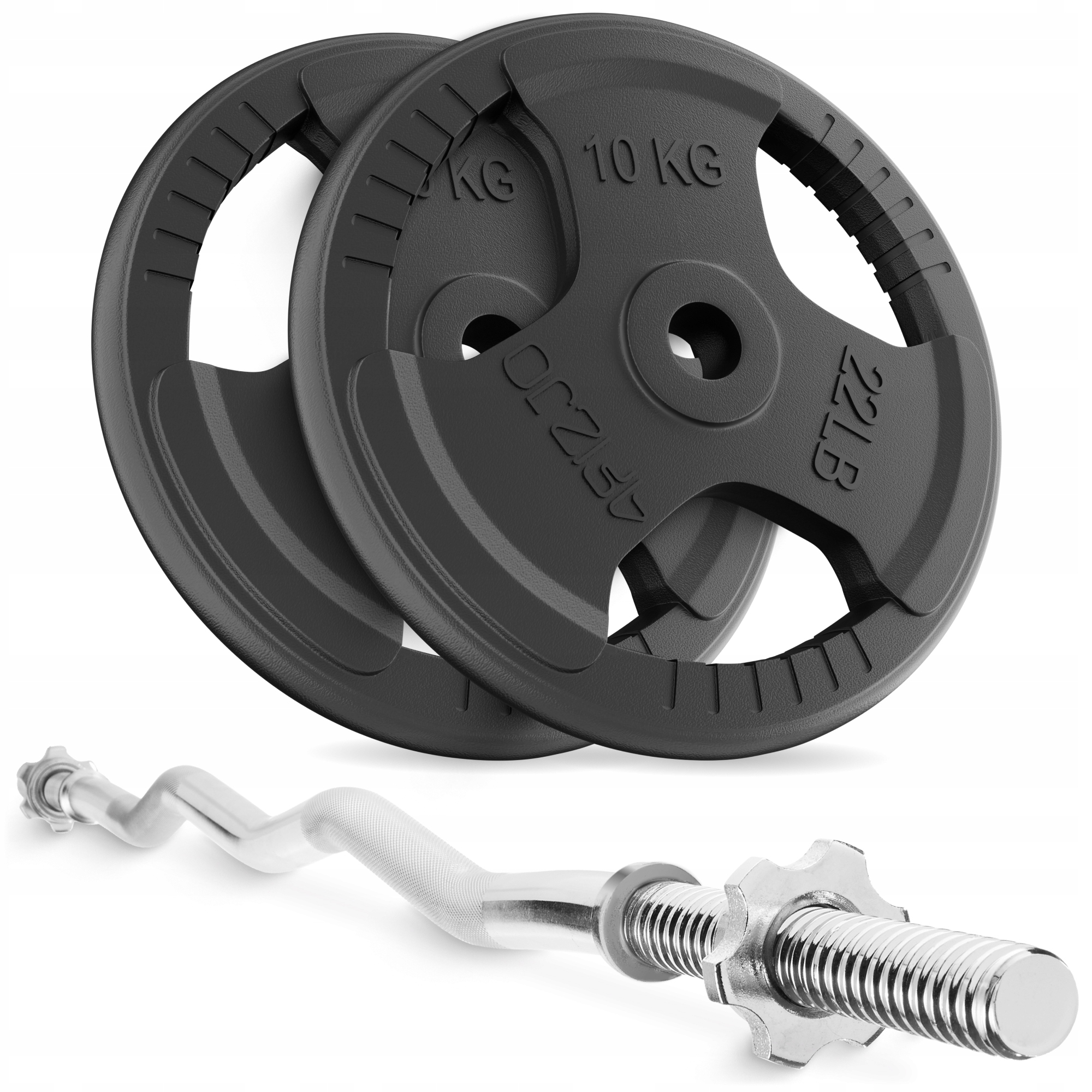 Kulturistický Set Osa Zlomený 120 CM Závaží Z Litiny 20 Kg