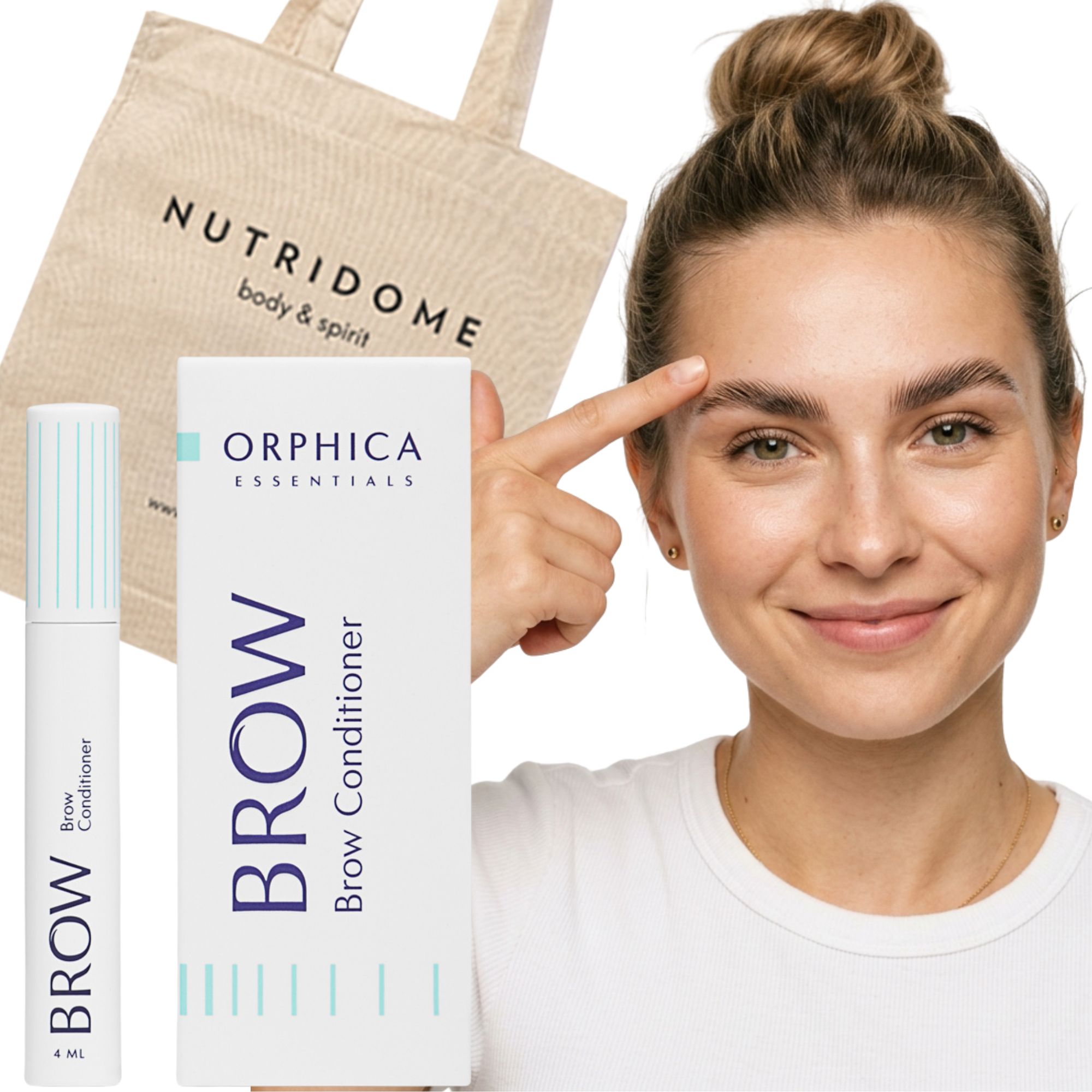 Kondicionér na obočí Orphica Brow pro lišejníky Taška Nutridome Bavlna