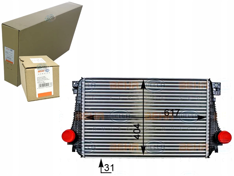 INTERCOOLER BEHR HELLA