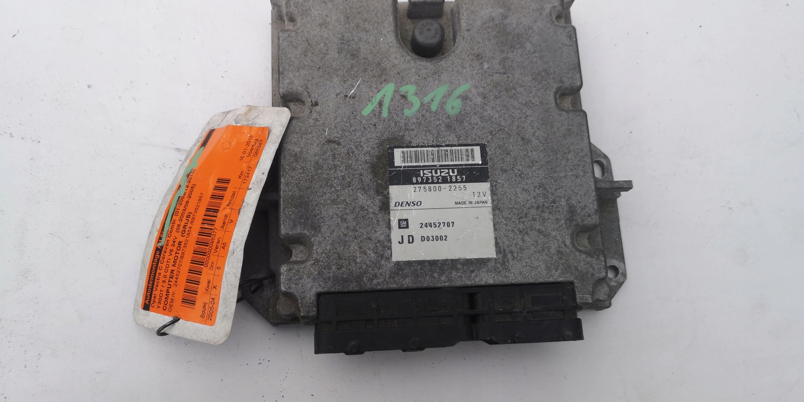 OPEL VECTRA C 3.0D 24452707 8973521857 computer EC