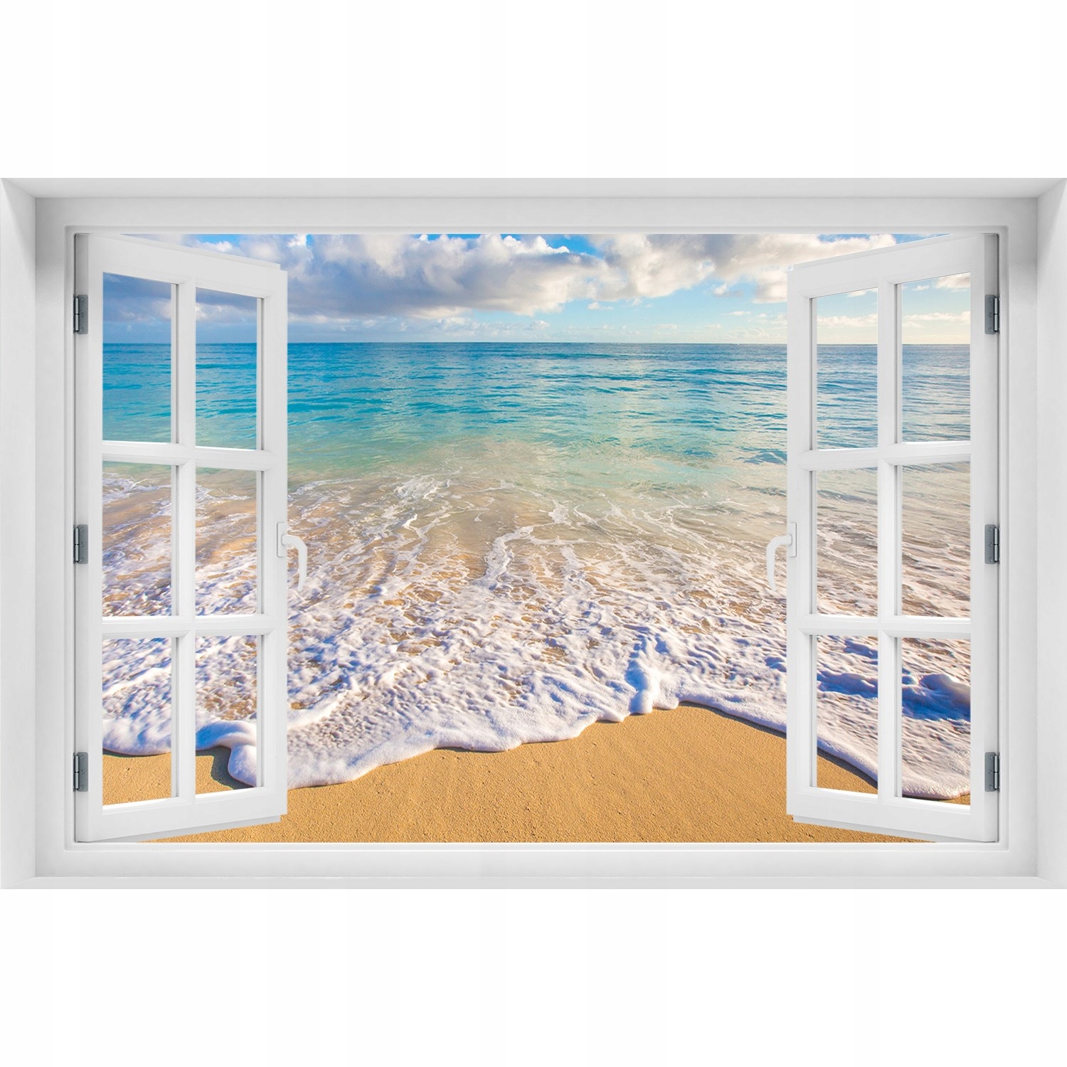 

Samoprzylepna Naklejka na ścianę Hawajska plaża