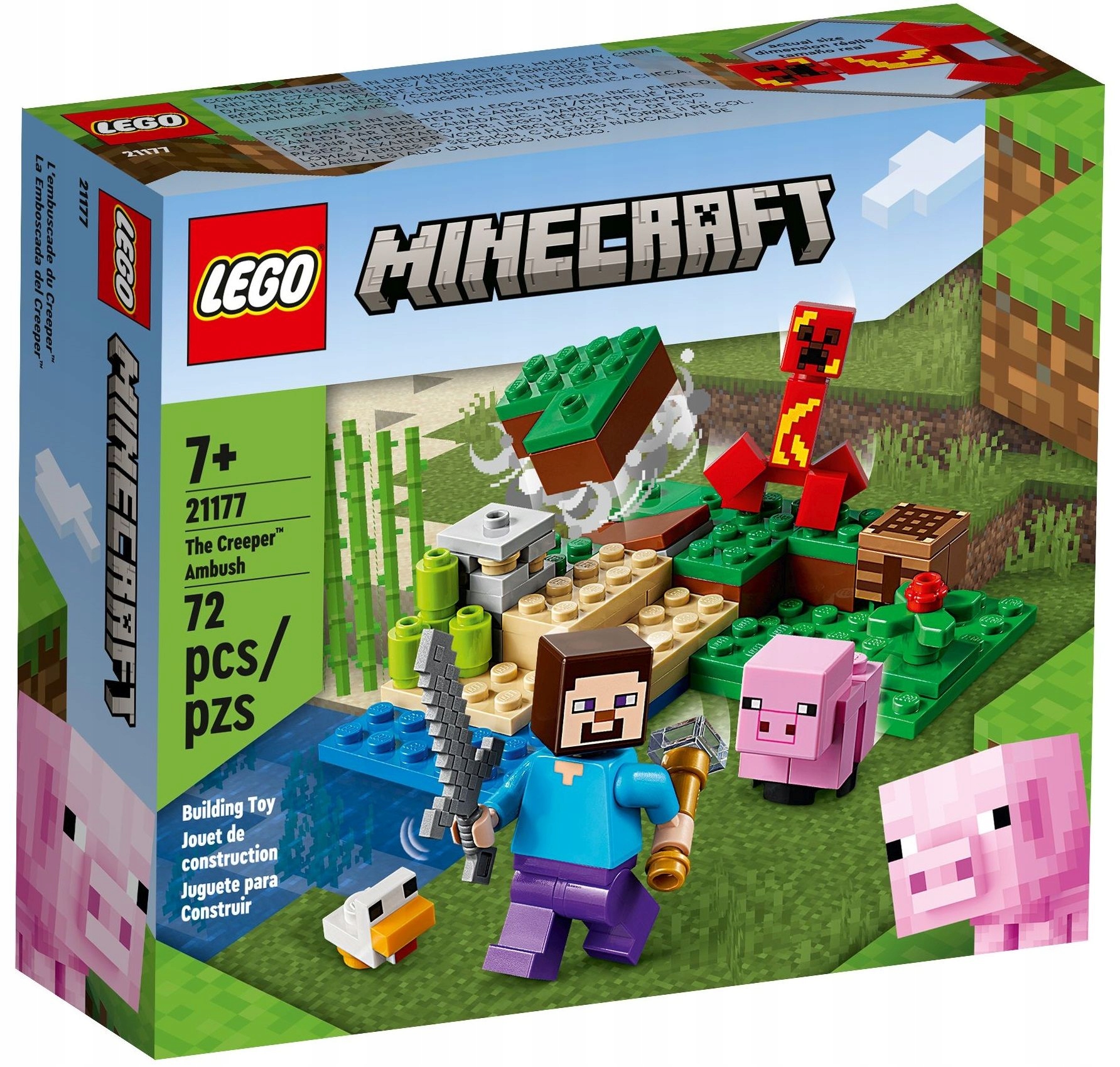 LEGO MINECRAFT 21177 Zasadzka Creepera