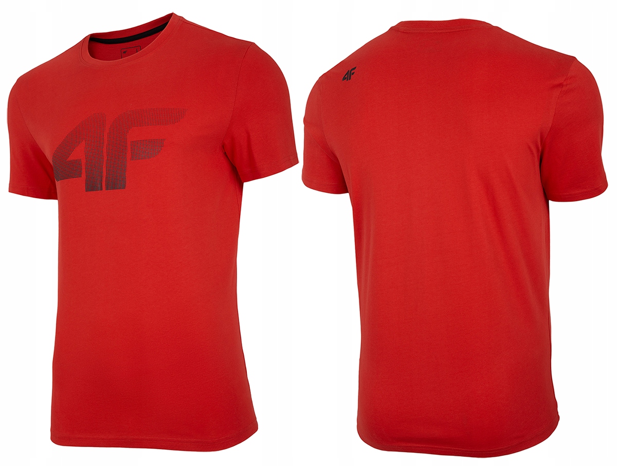 

4F T-shirt Koszulka Męska TSM004 Czerwona XXL