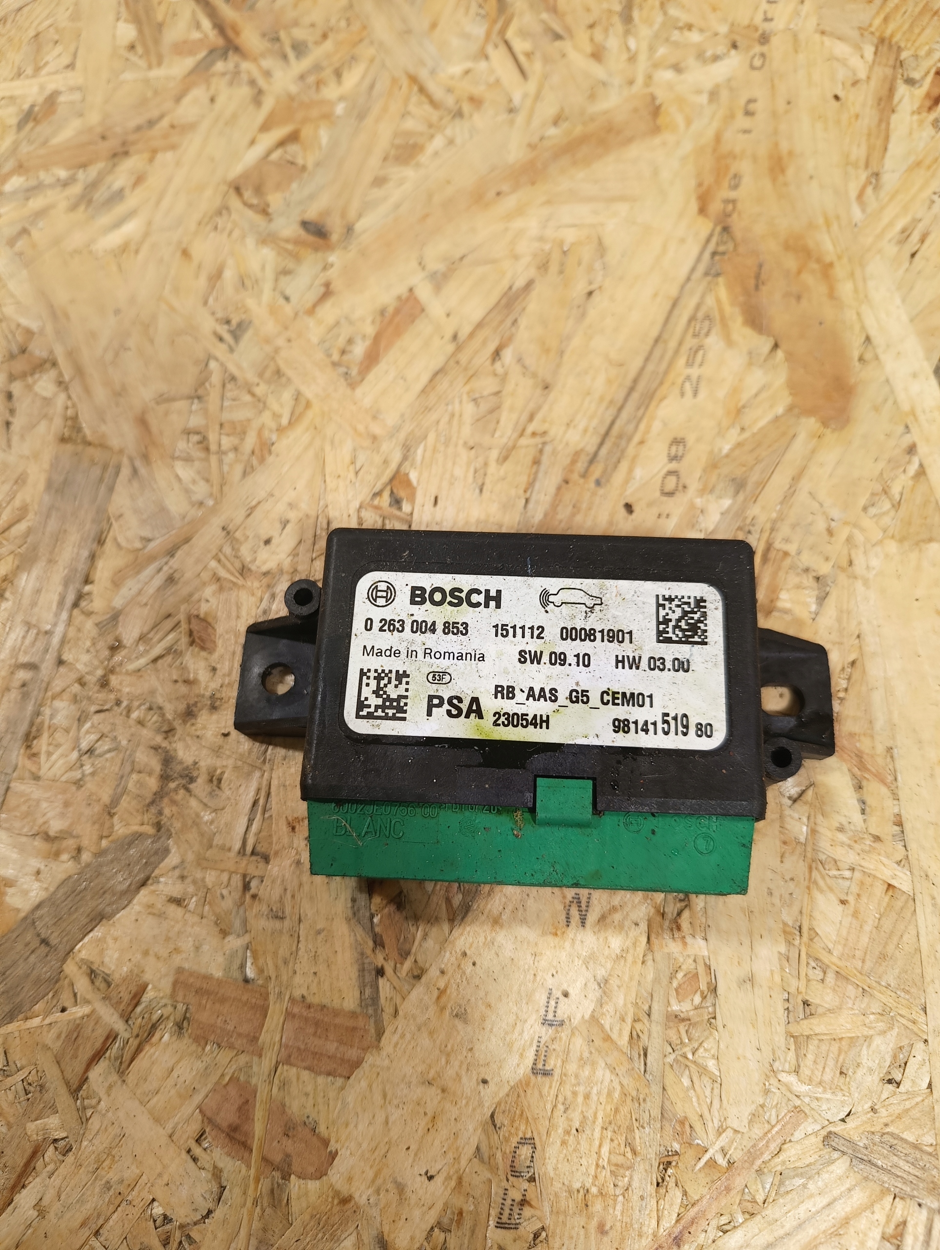 module control unit PDC PSA 9814151980