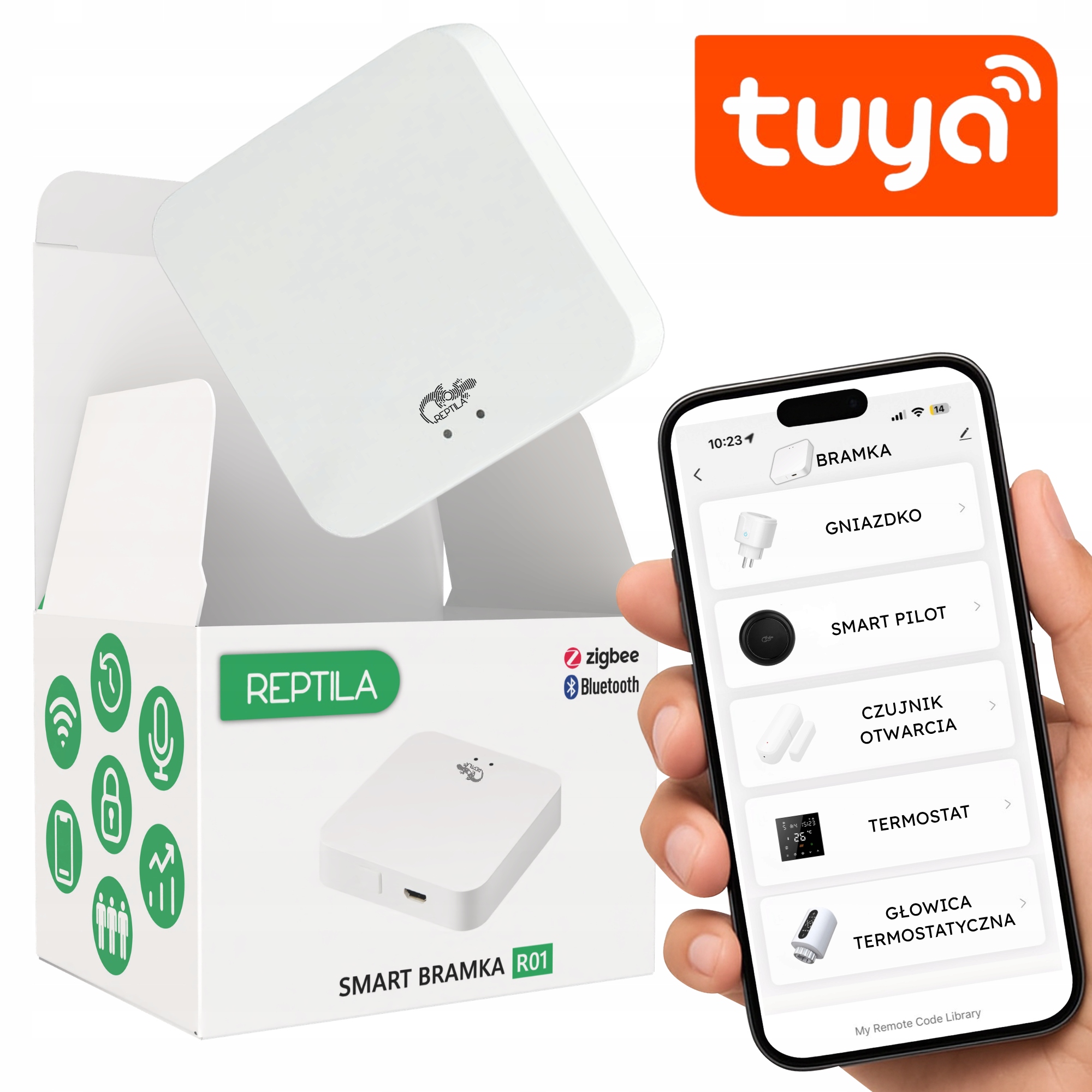 Centrála Brána ZigBee 3.0 Bluetooth Mesh WiFi Brána Tuya Smart Life