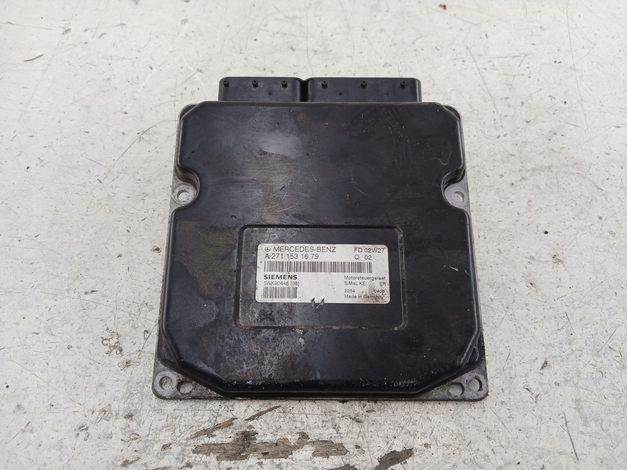 MERCEDES W203 1.8 K control unit computer of the engine A2711531679