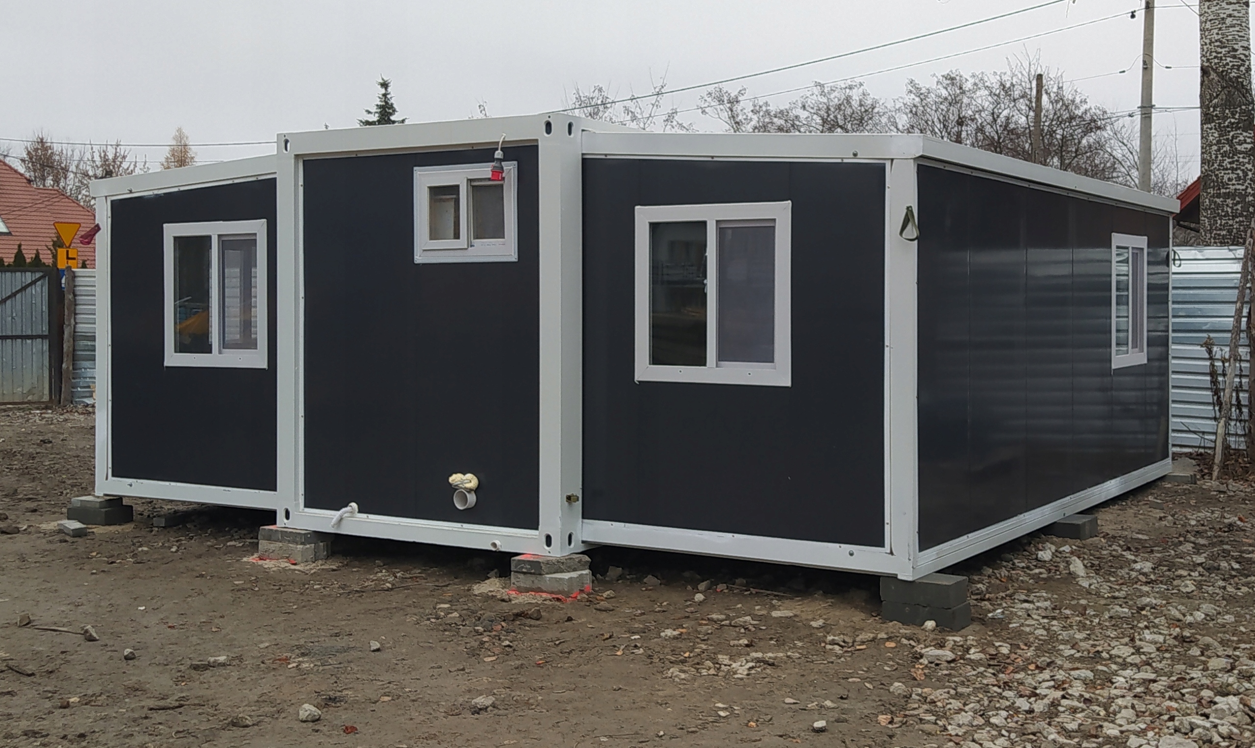 Kontener mieszkalny socjalny biurowy 35m składany Kod producenta HCST-01