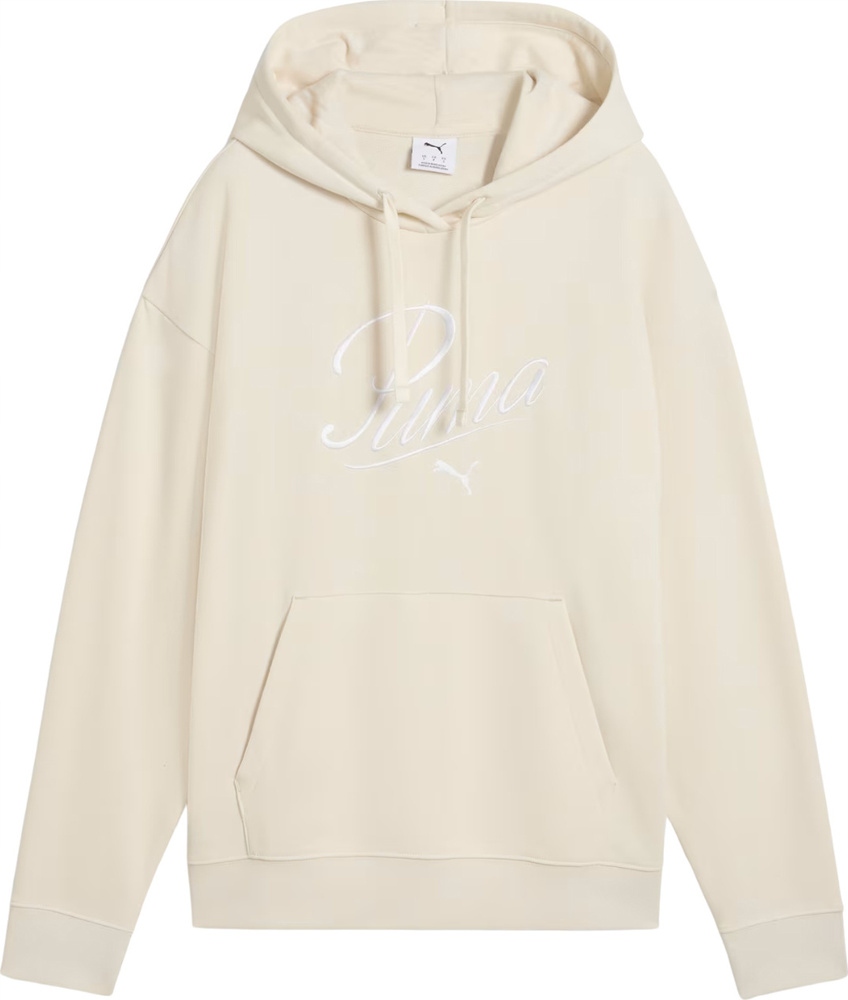 Mikina Puma Ess Script Comfort Hoodie Krémová 684983 87 vel. L
