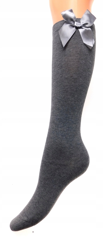 

Wysokie Podkolanówki Skarpetki Kokarda sz 27-30