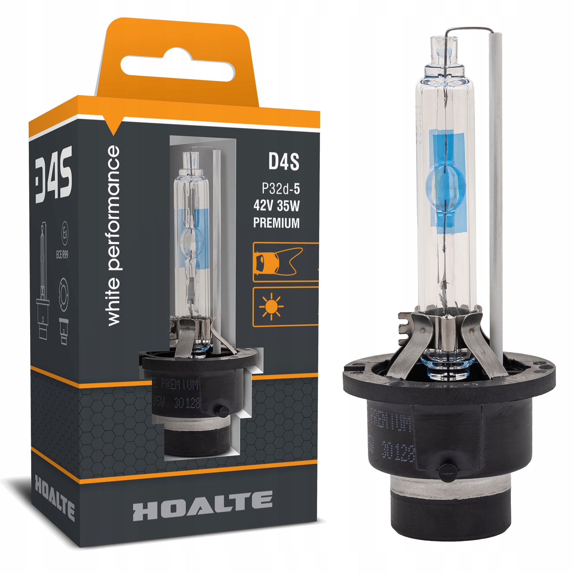 

Xenon Żarnik Palnik Ksenon Hoalte 5800K +100% D4S