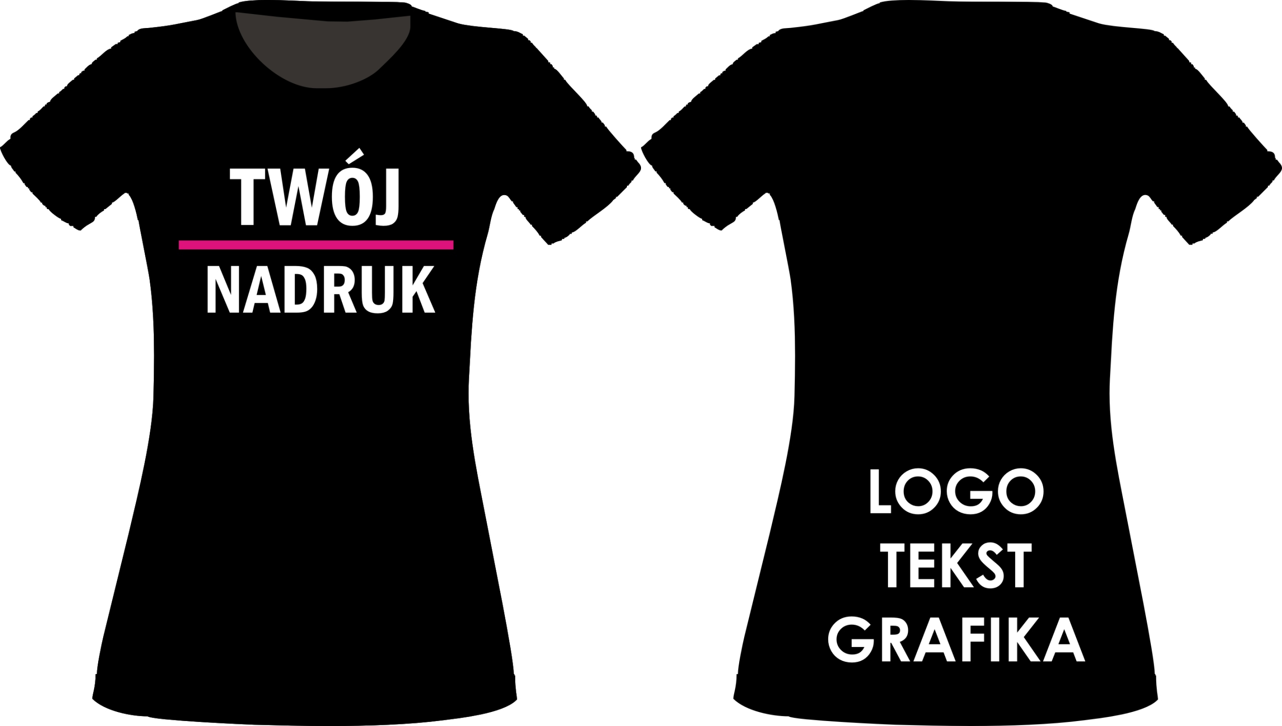 

Koszulki koszulka Damska T-shirt Twoje logo M