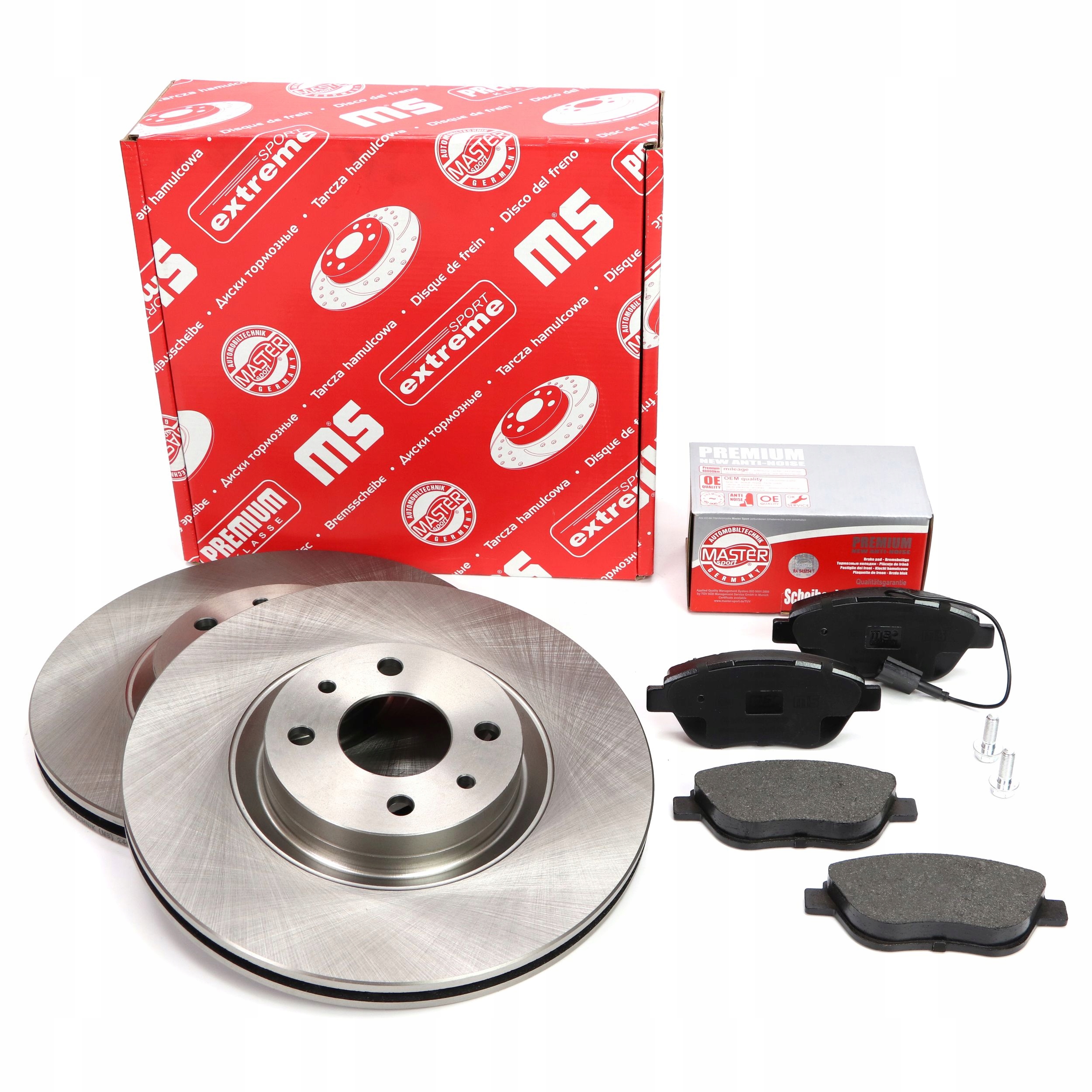 TARCZE KLOCKI przod FIAT BRAVO II 198