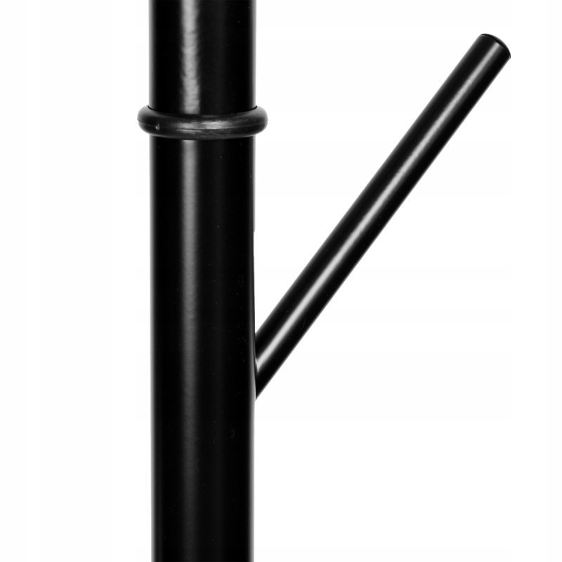 Wieszak stojący Niko czarny do biura i domu Wysokość mebla 167 cm