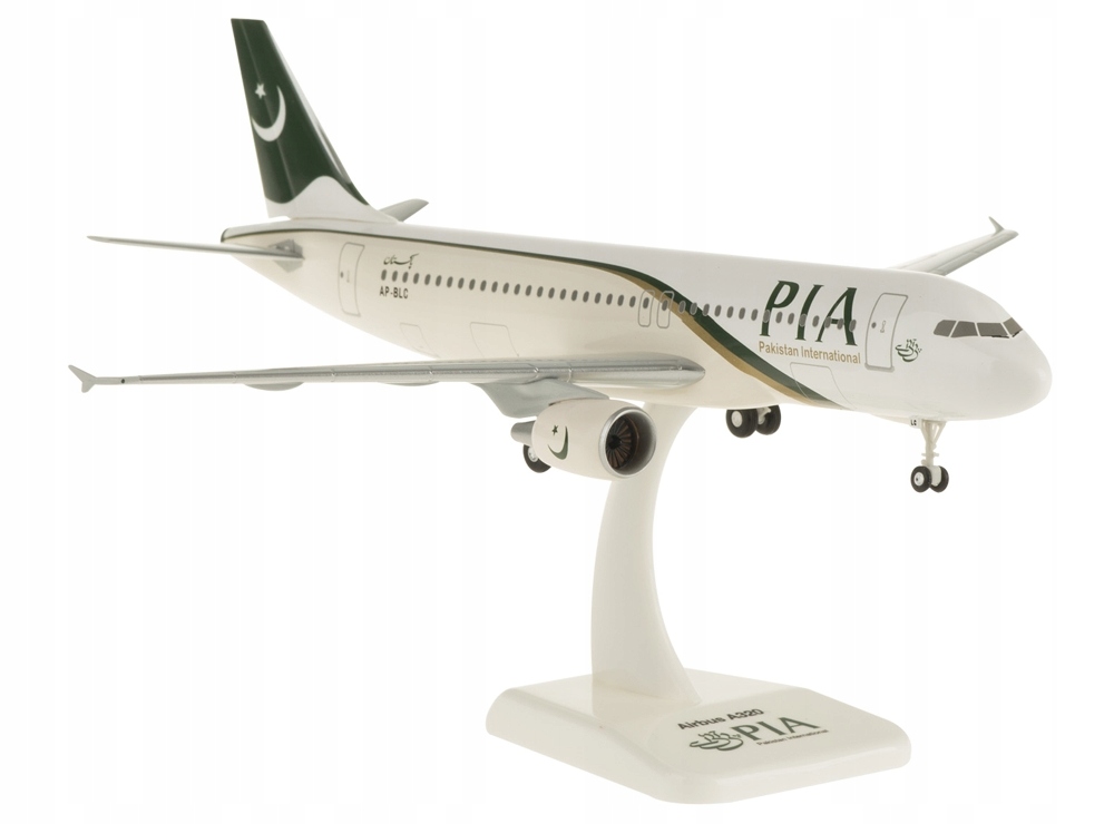 Model letadla Airbus A320 Pia Pákistán 1:200 Hogan
