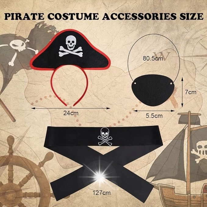 Kostým Pirátský Převlek Pro Dívku Pirátský Kostým Na Halloweenský Ples