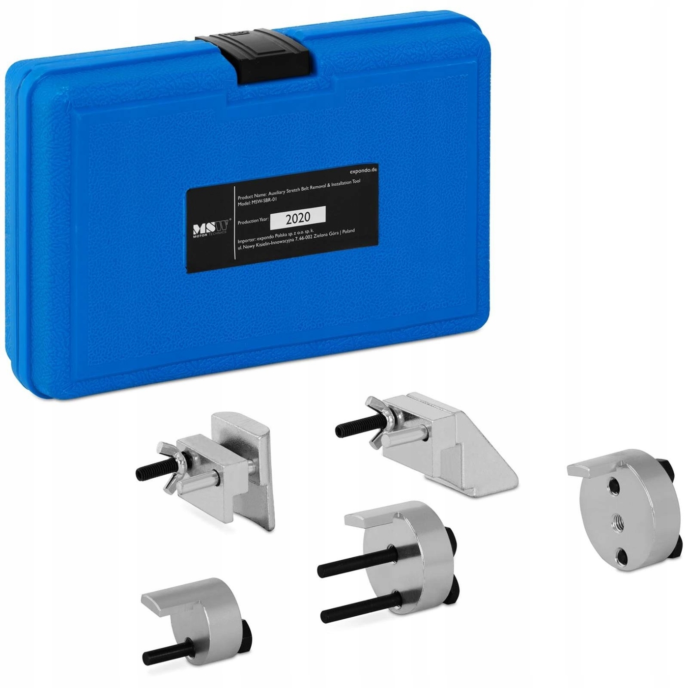 Nářadí Na Montáž Klínových Žebrovaných Řemenů Univerzální 5DÍLNÁ Sada