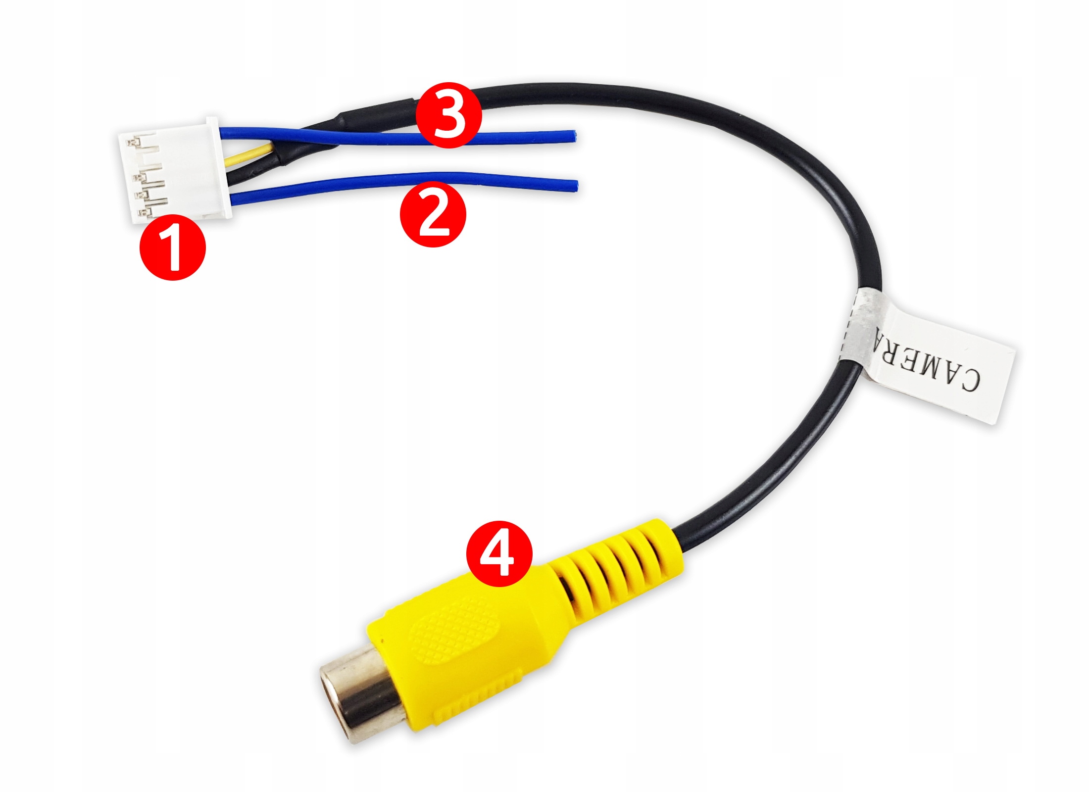 ADAPTER ZŁĄCZE KAMERY COFANIA DO RADIA ANDROID ANTENA WIFI WI-FI Model 6MOT/AKC01P/2022/VRT