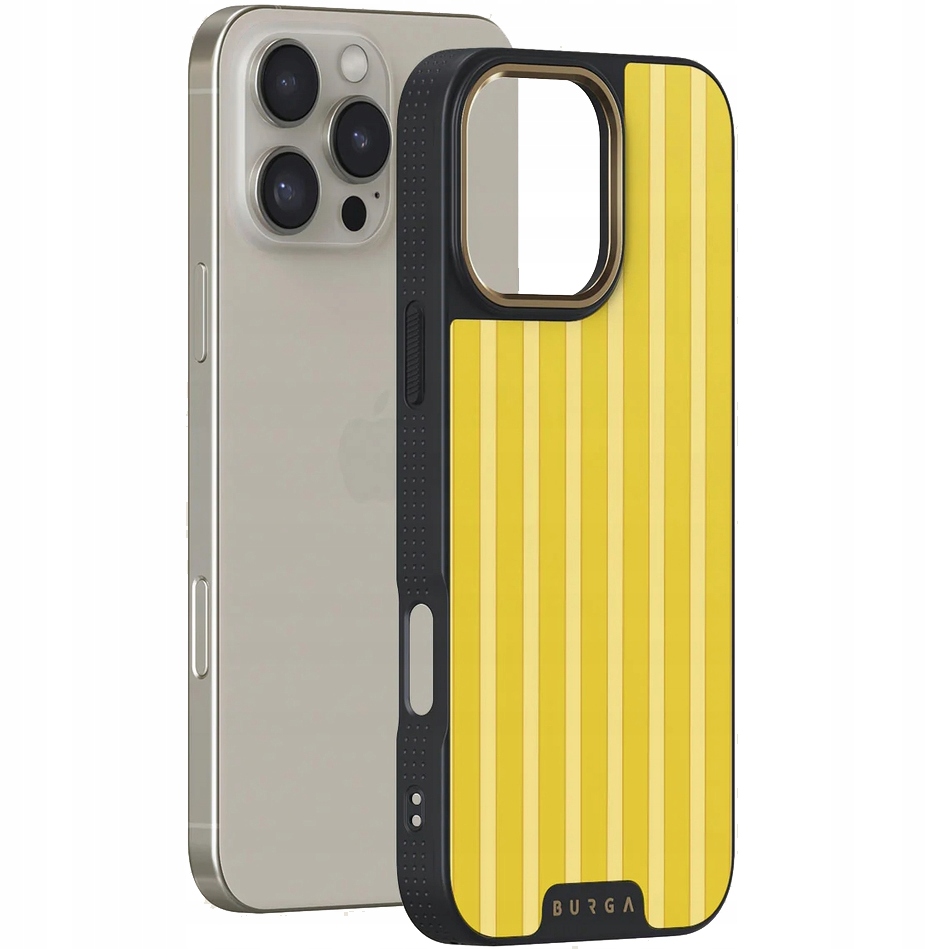 Pouzdro Burga pro iPhone 16 Pro Max, ochranné pouzdro MagSafe, módní kryt