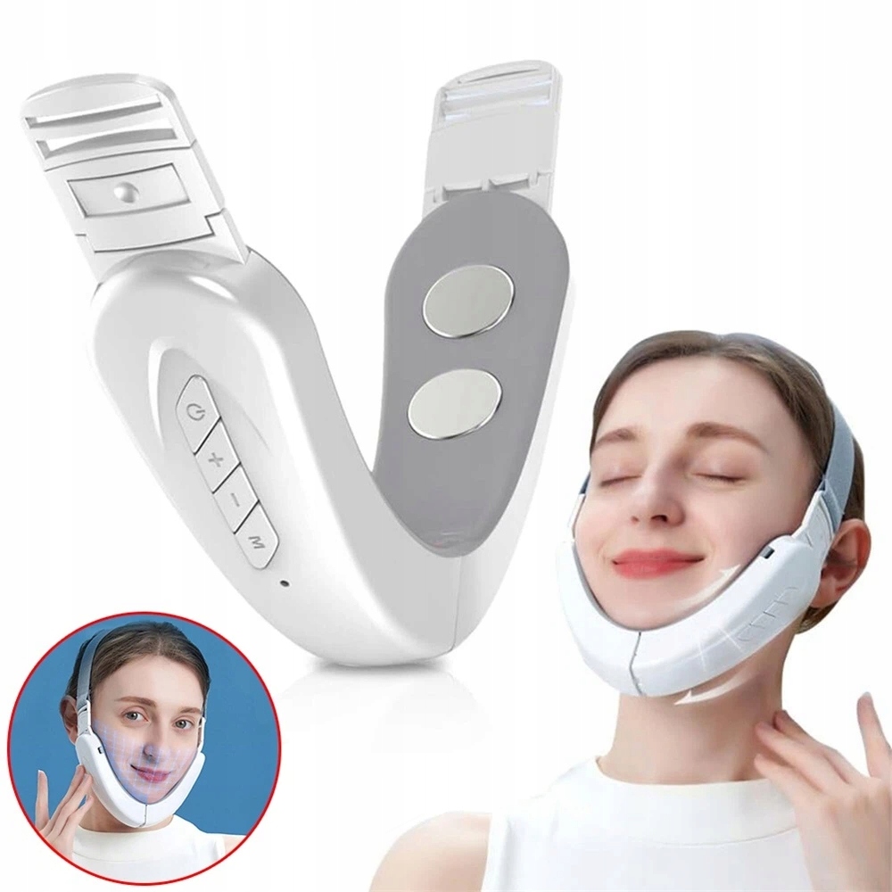 Liftingový Masážní Přístroj Na Obličej A Bradu 6 Režimů Usb Ems