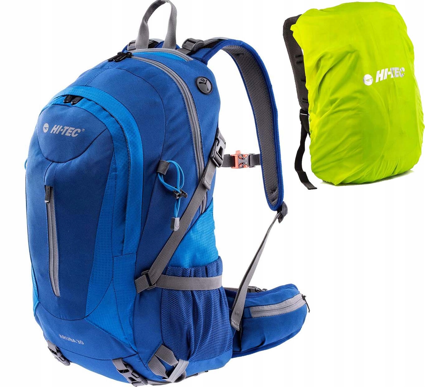 Plecak Turystyczny Trekkingowy Stelaż Pokrowiec 30L Hi-tec Aruba be