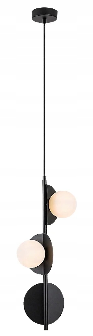 Rabalux Jules Závěsná lampa černá s bílými kuličkami 3xG9 5W IP20