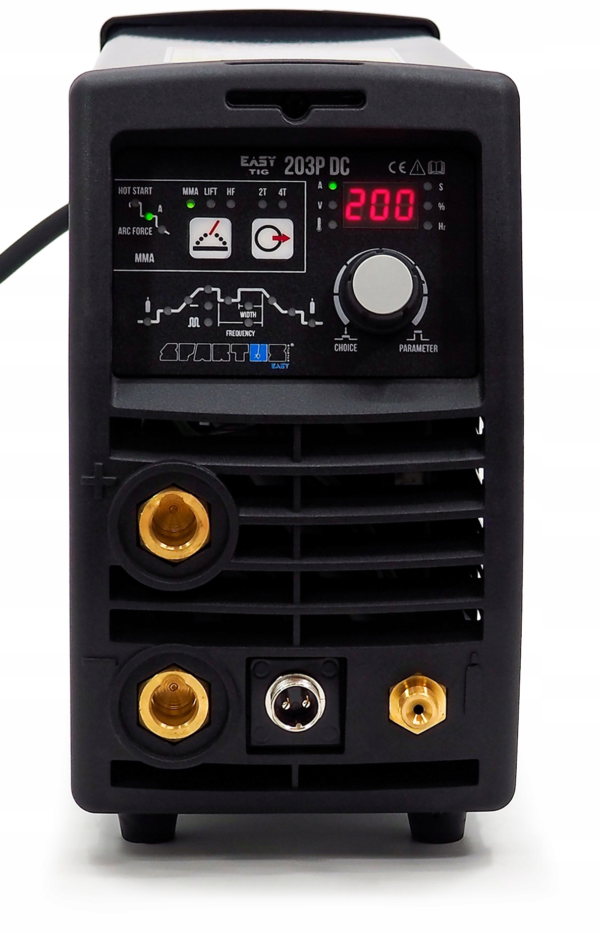 Zestaw SPARTUS EasyTIG 203P DC Easy TIG Butla ESAB Marka Spartus