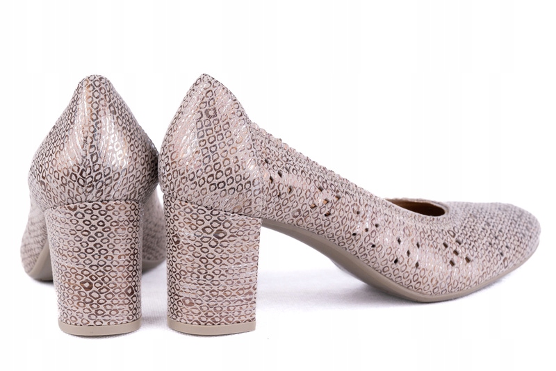 Czółenka damskie Łukbut 21790 Marka inna