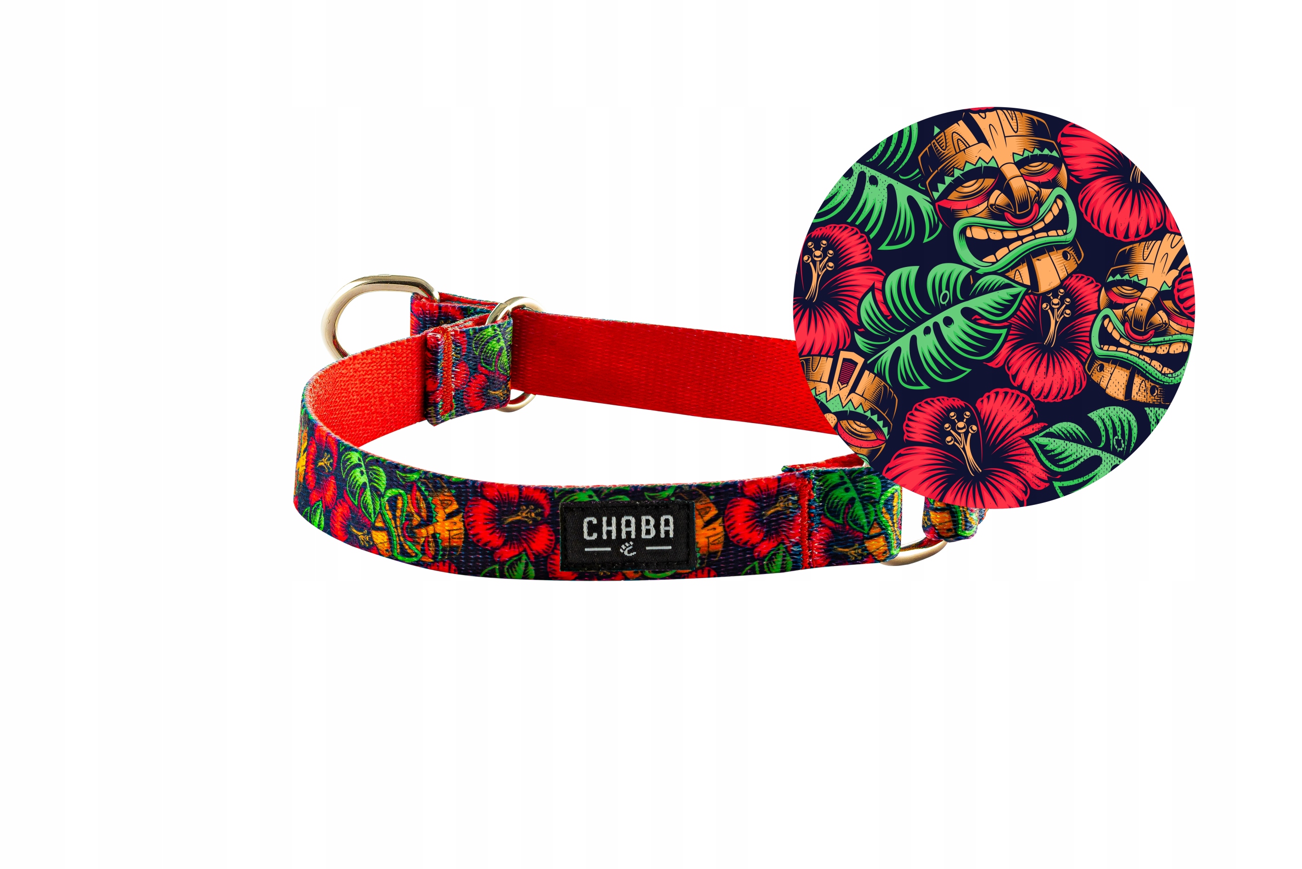 

Obroża półzaciskowa Chaba Waikiki rozmiar L