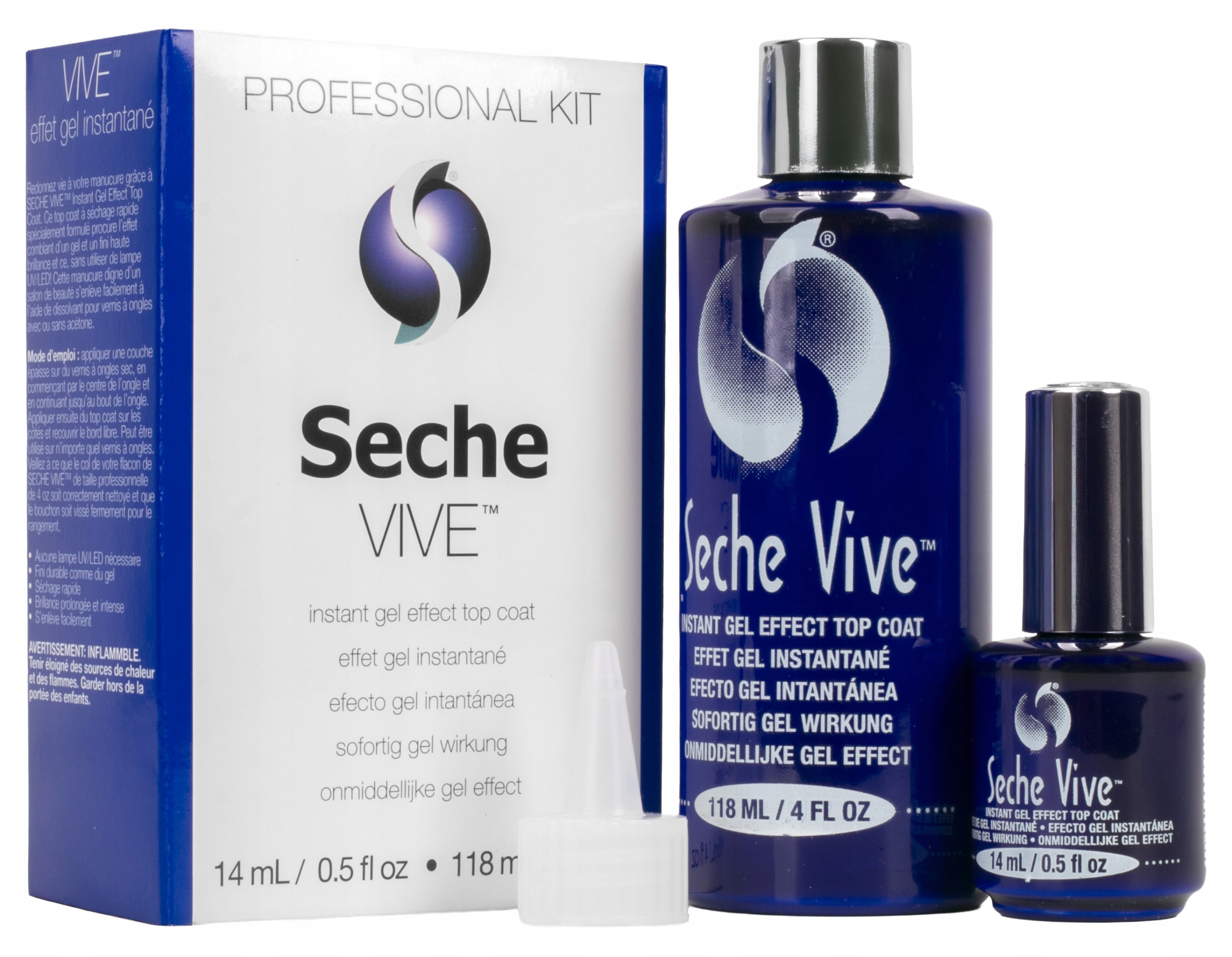 Seche Vive Povrchový lak na nehty 14 ml 118 ml
