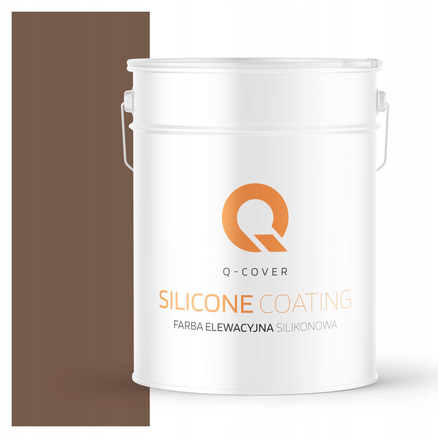 Fasádna Silikónová Farba Na Maľovanie 10 L Čokoládová F536 Fasádna Uv
